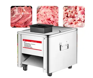 Butcher Meat Cutting Machine Hot Selling Three Shapes Small Meat Cutting Machine Meat Slicer