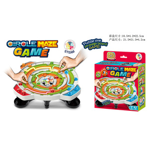 Juego de laberinto de bolas de círculo de plástico divertido multijugador juego de fiesta familiar línea de rompecabezas juegos de mesa de Estrategia para Niños educativos - Product Image 6