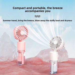 Manufacturer-Supplied Handheld <b>Mist</b> Rotating Water Fan Foldable Neck-Hanging Strap Lanyard Fully Eco-Friendly Usb Battery - Product Image 3
