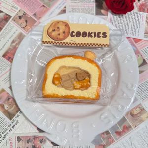 Nouvelle série de jouets squishy réalistes en forme de pain grillé, en silicone à texture collante, anti-stress et anti-anxiété pour enfants, adultes et bureau - Product Image 3