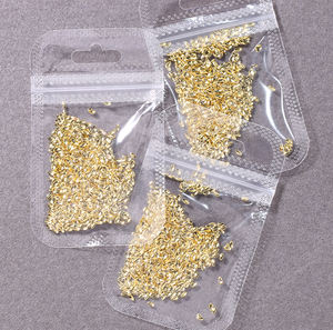 Vente en gros 500 pièces/sac d'accessoires d'art d'ongle rivet en métal 3d breloques d'art d'ongle décorations d'ongle de <span class=keywords><strong>marquise</strong></span> d'or - Product Image 6