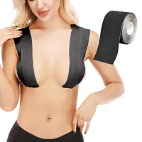 女性の胸の乳首カバーはブラボディを押し上げる目に見えない胸のリフトテープ粘着ブラはセクシーなブラレットペーストを親密にします