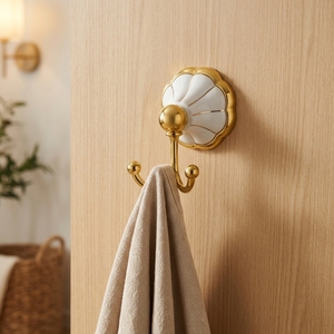 Set di Accessori per Bagno in Ceramica di Alta Qualità, Design Europeo di Lusso, con Dispenser di <span class=keywords><strong>Sapone</strong></span> Incluso, per Hotel e Cucina - Product Image 6