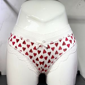 Culotte G-string sexy en dentelle tricotée en coton respirant sans couture avec nœud imprimé pour femme – Collection haut de gamme très prisée - Product Image 2