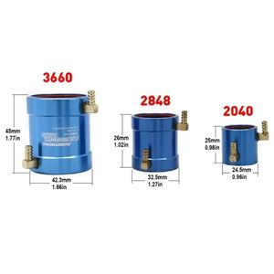 Gaine de refroidissement à eau pour moteurs brushless 2040 2848 3660, <span class=keywords><strong>tube</strong></span> en aluminium haute efficacité 42,3 mm DE, pièces pour bateaux <span class=keywords><strong>RC</strong></span> - Product Image 3