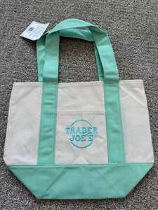 Sacs fourre-tout en toile personnalisés avec logo brodé pour <span class=keywords><strong>Trader</strong></span> Joe's, sacs de style lifestyle pour livres et événements, sacs pour femmes, vente en gros - Product Image 3