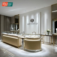 Vitrine à bijoux professionnelle pour aéroport, en acier inoxydable, verrouillable, pour magasin de détail, vente de bijoux au sol