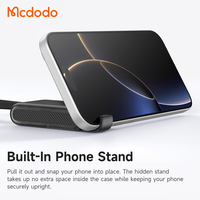 Kit de chargeur de voyage portable Mcdodo 215, adaptateur de câble USB-C en nylon 60W, ensemble d'accessoires, broche d'éjection SIM, emplacement pour carte Micro TF, étui de rangement