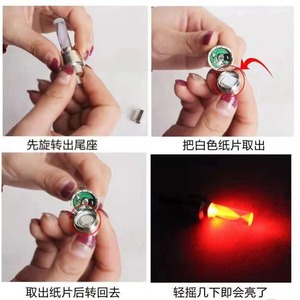 Lampes LED pour valve de vélo Fireflys, étanches, 4 modes, alimentées par batterie, pour vélo, moto, voiture - Product Image 3