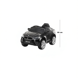 Voiture à pédales X6m 60x74x116 cm noire avec télécommande pour enfants de 3 à 8 ans - Product Image 1