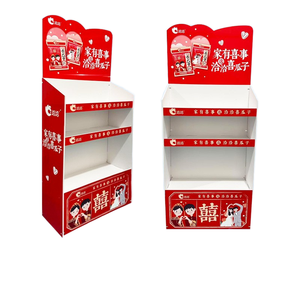 Chất lượng cao PVC bọt các tông hiển thị đứng tùy chỉnh bán lẻ tầng Rack hiển thị cho bia rượu vang nước hoặc chai - Product Image 1