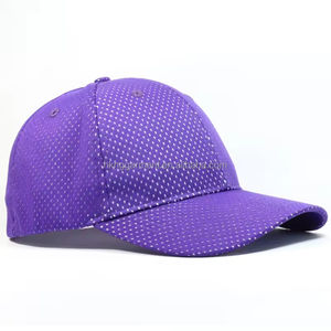 Gorra de Béisbol Personalizada, 100% Poliéster, Color Morado, Deportiva, Ajustada, Elástica, Fabricada a Medida - Product Image 5