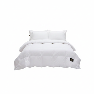 Juego de Edredón de Plumón de Ganso con Patrón Sólido Varol, con 2 Almohadas, 3 Piezas, Ropa de Cama de Lujo para el Hogar - Product Image 2