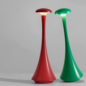 Lampe de table moderne à chargement USB, design méduse, luminosité tactile réglable, pour ambiance bar, restaurant, bureau, en fer, sur batterie - Product Image 2