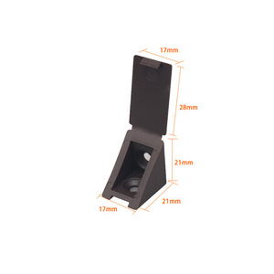 อุปกรณ์เชื่อมต่อเฟอร์นิเจอร์ ระบบเชื่อมต่อ ตัวเชื่อมพลาสติกมุมฉาก - Product Image 4
