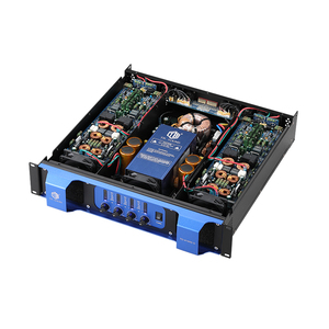 Paulkitson Professional TD-1600D-1 4-Channel 1600W 8 Ohm Metal Power Amplifier XLR <b>Connectivity</b> Design for Stage TD-1600D-1 Inpu - Product Image 2