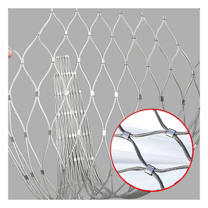 Maille de corde animale de zoo de l'acier inoxydable 316 de prix bon marché/<span class=keywords><strong>filet</strong></span> de grillage de corde - Product Image 5