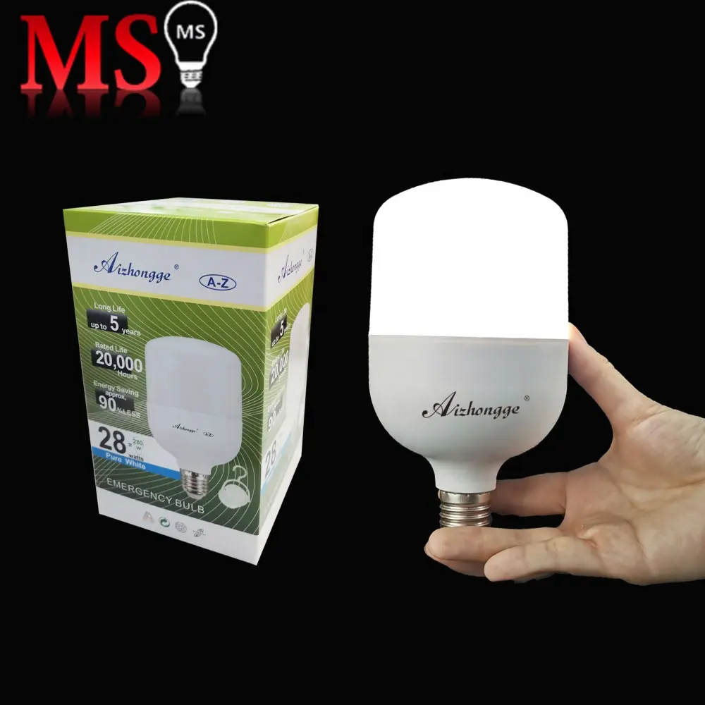 High Quality Indoor Rechargeable 30 Watt AC DC Led Bulbs Emergency Light Using For Rechargeable