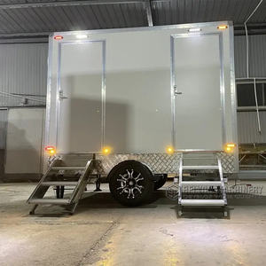 Rimorchio <span class=keywords><strong>Bagni</strong></span> <span class=keywords><strong>Mobili</strong></span> WC Portatili da Esterno di Lusso con Docce e Corrimano Pieghevole - Product Image 4