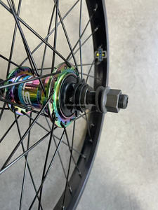 WS017 20インチ アルミ合金ホイールセット 120ノッチ ハブ 右/左ドライブ BMX用 軽量ホイール - Product Image 6