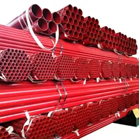 Fire Sprinkler Pipe, Ral3000, Red Painted, Power Coated