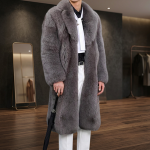 Autumn/Winter New Men's Waterproof Reversible <b>Coat</b>-Thick Large Size Casual Outdoor Parka - Product Image 2