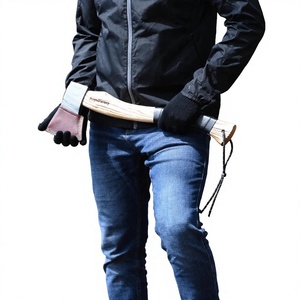 Hache de camping en acier Damas de qualité industrielle, robuste, avec manche en bois fait main, hache de survie, tomahawk, OEM ODM, vente en gros - Product Image 5