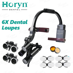 Loupe binoculaire chirurgicale loupe médicale ORL lampes dentaires 6X outils dentaires pour odontologie et chirurgie - Product Image 5