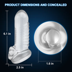 Anneau pénien épaississant et doux pour l'agrandissement du pénis, jouet sexuel pour hommes, produit sexuel, agrandisseur de pénis - Product Image 6
