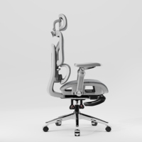 Chaise de bureau ergonomique moderne en maille intégrale de haute qualité et abordable, chaise de bureau pivotante confortable pour ordinateur, chaise de gaming avec repose-pieds