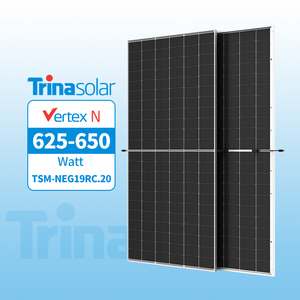 Panel <span class=keywords><strong>Solar</strong></span> Trina de 620W 625W 630W 635W 640W en Stock, Módulo Monocristalino Bifacial de Doble Vidrio Tipo N TOPCon NEG19RC.20 625-650W - Product Image 1