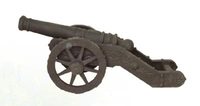 Canon en fonte antique modèle réduit