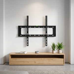 Staffa a parete <span class=keywords><strong>TV</strong></span> fissa per 40-85 pollici LED LCD 4K TVs rivestito supporto per finitura - Product Image 1