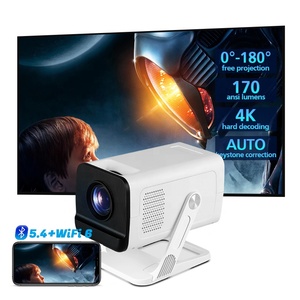 Nuevo Proyector Portátil Inteligente X1Q 2025, Android 11, Cuatro Núcleos, con WiFi 6, Video 4K, 720P, Mini Cine en Casa 3D, <span class=keywords><strong>Versus</strong></span> HY300 Pro - Product Image 1