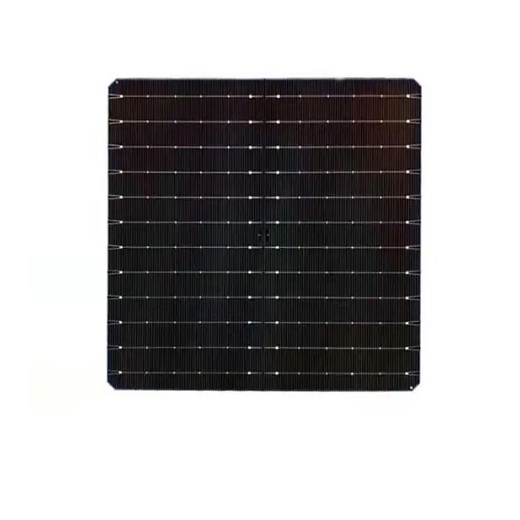 Célula solar portátil Fabricación de energía Eficiencia de la planta Mono Células solares Azulejos de techo Lámpara de jardín para módulo solar Diy