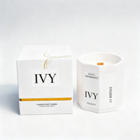 Caja de Regalo para Velas Aromáticas Personalizadas, con Laminado Mate, Grabado en Relieve e Inserto de Esponja