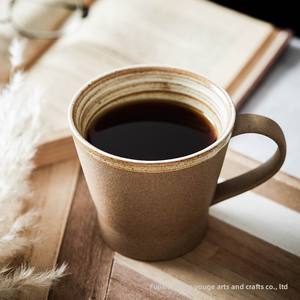 Set di piatti piatti fatti a mano in ceramica Vintage per caffè e tazza da tè per la colazione artistica con latte e acqua in ceramica grossolana per una mattina perfetta - Product Image 1