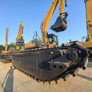 Excavadora de plataforma flotante XE160SL de 86 kW y 21.2T para excavación en terrenos blandos y tareas de restauración de bordes de lagos - Product Image 2