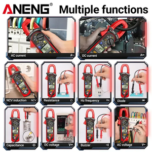 מד זרם צבת ANENG PN106 רב-תכליתי 4000 ספירות דיוק גבוה AC/<span class=keywords><strong>DC</strong></span> מד מתח וזרם רב-תכליתי - Product Image 4