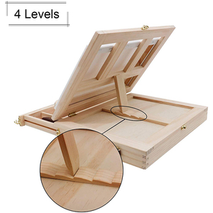 Dfp — boîte à el, <span class=keywords><strong>palette</strong></span> de peinture en acrylique, ensemble de toile pour peinture d'enfants, 19 pièces - Product Image 3