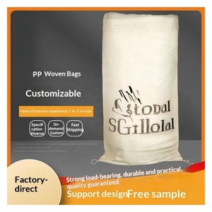 ผู้ผลิต SGGlobal รับผลิตถุงผ้า PP สำหรับเมล็ดพันธุ์ อาหารสัตว์ แป้งข้าวเจ้า ปุ๋ย แบบกำหนดเอง ถุงผ้าทอสีขาวหนา ลายหนังงู แบบทรงกระบอก - Product Image 1