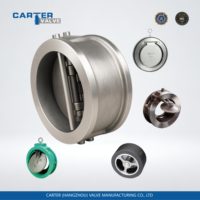 Vanne de retenue Carter personnalisable, Vanne unidirectionnelle NRV GG25/GGG40/GGG50 en acier Hastelloy Duplex, à brides RF, FF, BW/SW, certifiée ANSI/API