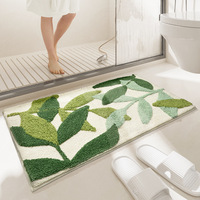 Petit tapis de bain antidérapant frais Absorption d'eau forte à séchage rapide tapis de flocage tapis de pied pour la maison salle de bain Style enfant