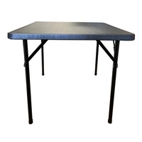Tables pliantes en plastique HDPE de 86CM de conception moderne Offre Spéciale pour des banquets extérieurs