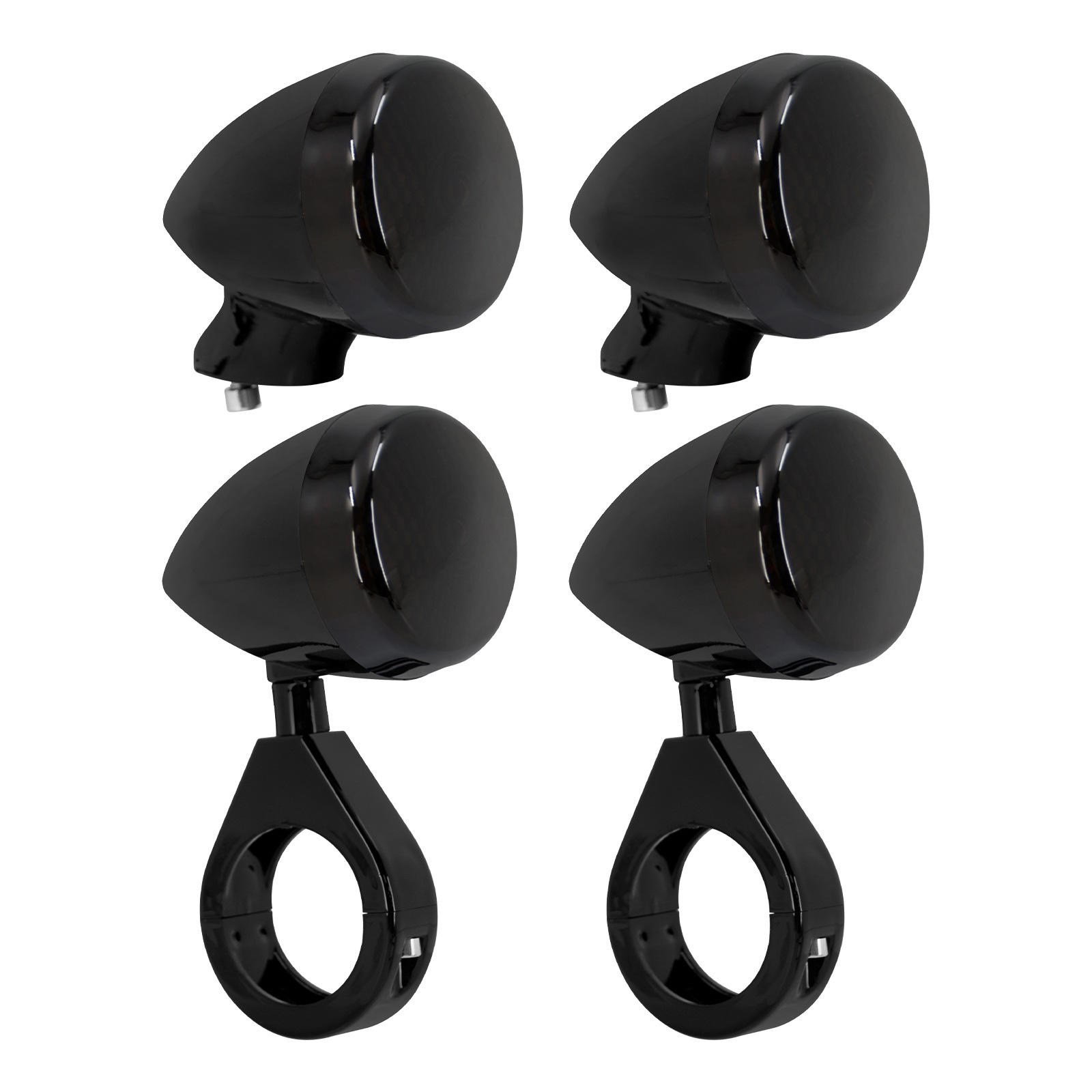 ไฟครอบสีดำ 4 ชิ้น