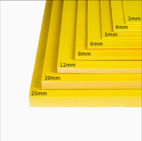 Panel Aislante Personalizado de Alta Resistencia Mecánica, Color Amarillo Claro 3240, Personalizable, Clasificación Térmica B 130C, 1kV-35kV