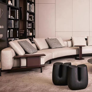 Sofá Seccional Modular Poliformm de Diseñador Alternativo, Tapizado en Cuero Genuino, Estilo Italiano Moderno, Comodidad Premium - Product Image 4