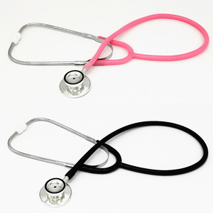 Stéthoscope HMYL en alliage d'aluminium à double tête, PVC coloré, simulation médicale, pour jeunes - Product Image 3
