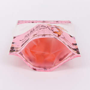 Tùy chỉnh mờ mờ Nhựa đứng lên túi khóa zip để đóng gói bông tuyết kẹo dẻo kẹo Snack có khóa kéo và tay cầm - Product Image 3