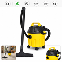 Aspirateur cylindrique sans sac à forte aspiration et haute puissance pour usage domestique, commercial et industriel, pour nettoyage humide et sec
